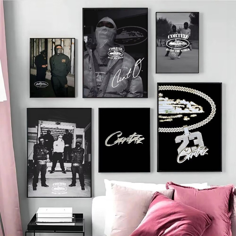 C-Corteiz Star Classic Movie Poster Art Canvas Print Cafe Bar Decor Art Wall Sticker