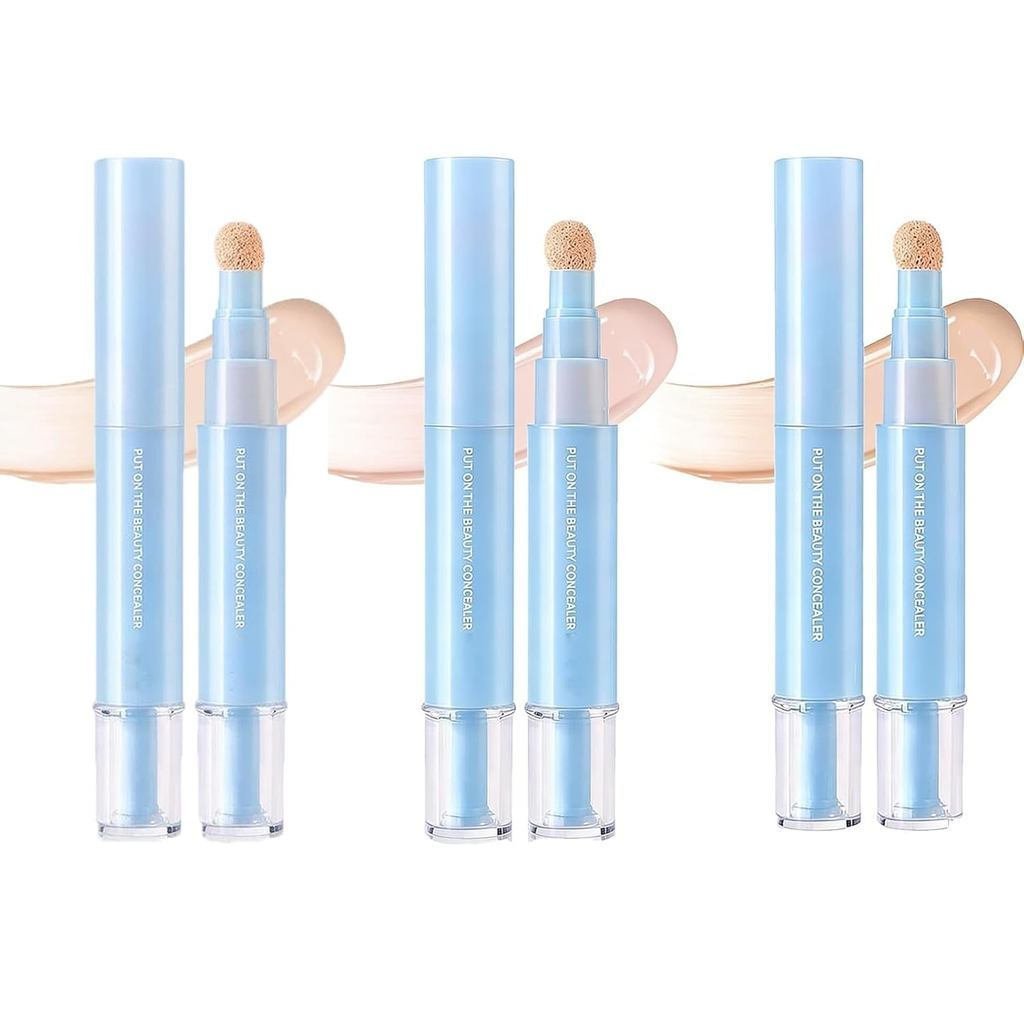 Dual-effectPIPLConcealer & FoundationEyeConcealer, 2 trong 1LiquidFoundation & EyeConcealerPen, forD