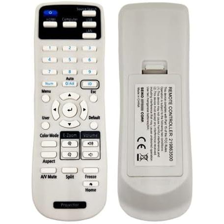 ĐIỀU KHIỂN TỪ XA THAY THẾ 219863500 Phù hợp cho máy chiếu Epson PowerLite E20 119W X49 W49 118 982W 