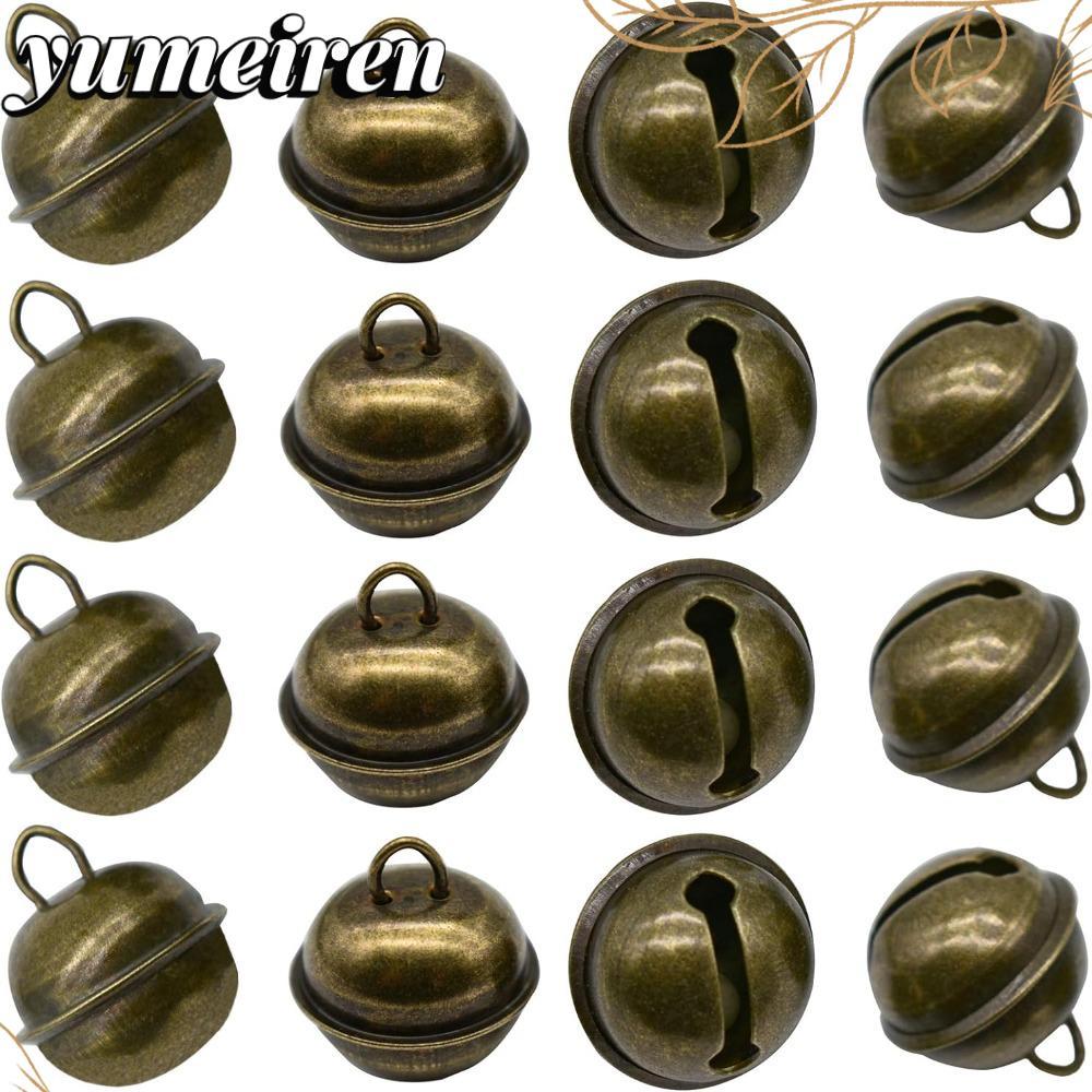 YUMEIREN 20 Chiếc Chuông Jingle 22mm Thép, Chuông Nhỏ Chuông Jingle Lớn Cho Đồ Thủ Công