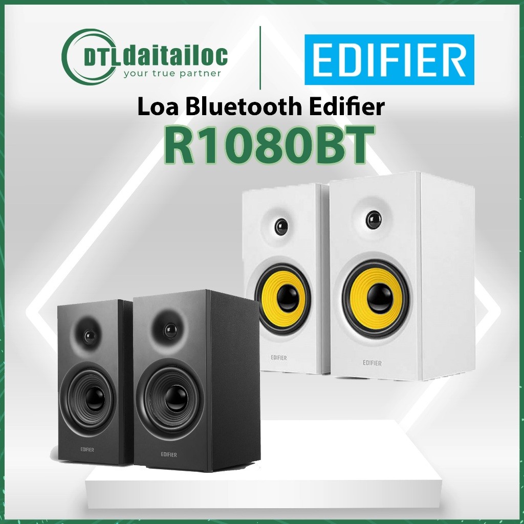 Loa Bluetooth EDIFIER R1080BT Đen, Trắng , Âm thanh sống động | Chính Hãng | Bảo Hành 1 Năm