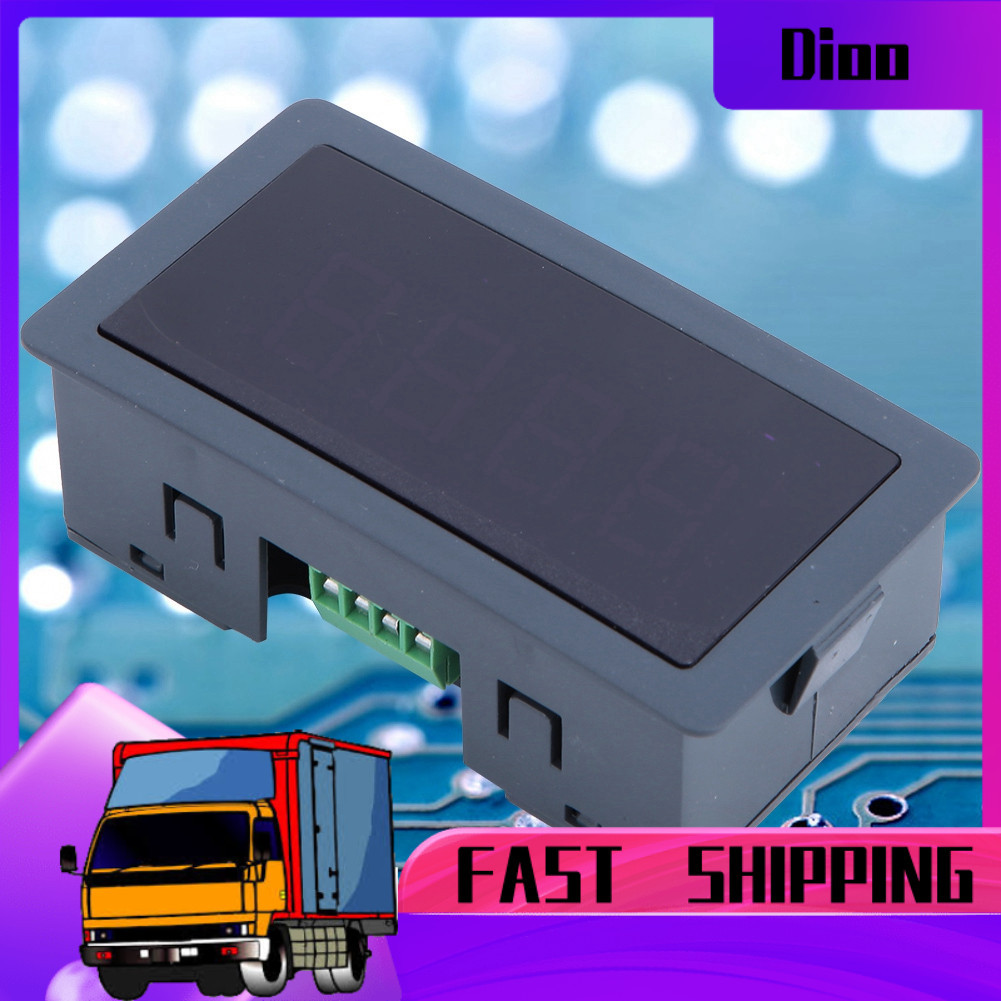 Dioo Máy đo cổng nối tiếp RS485 Hiển thị 4 chữ số cho giao thức ASCII và RTU Màn hình LED 0,56 inch 