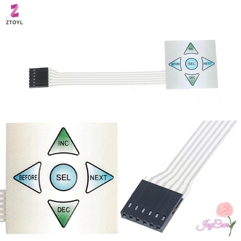 [ZTO-T] 5 phím Ma trận mảng 1x5 màng chuyển đổi bàn phím bàn phím bảng điều khiển 40 * 40mm