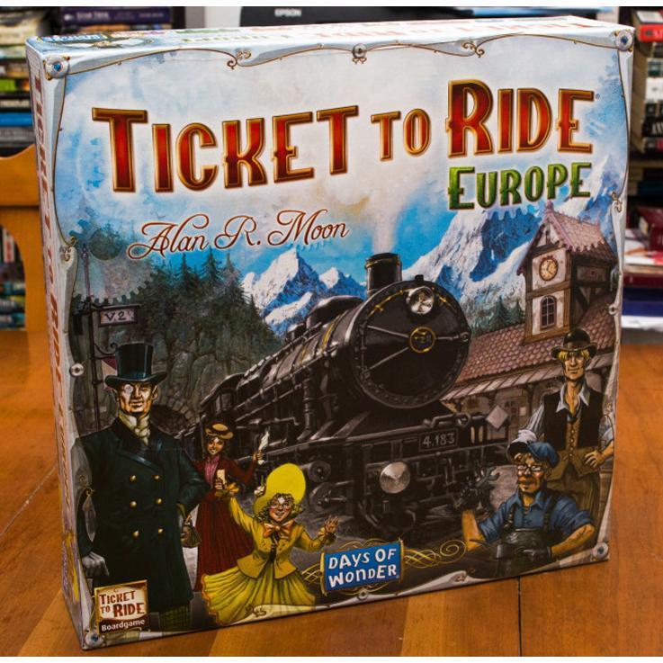Ticket To Ride Europe Board Game Trò chơi trong nhà Trò chơi