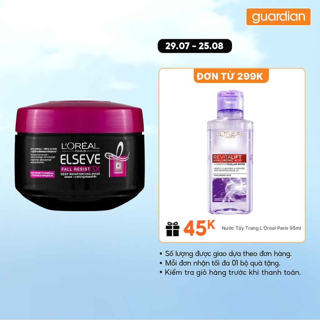 Kem Ủ Giúp Giảm Rụng Tóc Elseve 3X L'Oréal PAris 200Ml