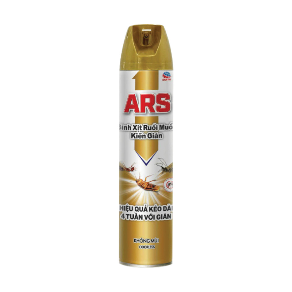 Bình xịt ruồi muỗi kiến gián Ars Gold chai 600ml - 57518