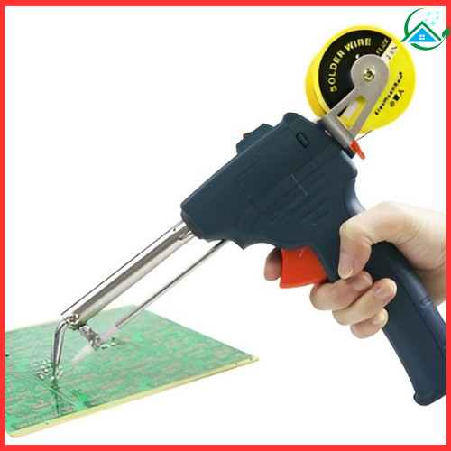 Máy hàn xung kết hợp hàn lẫn chì hàn 150w_mỏ hàn thiếc HANCHI-150W dạng sung tự đẩy tặng kèm