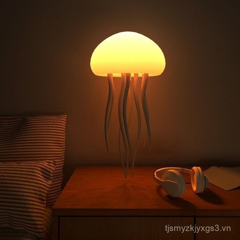 Đèn Medusa Đèn Medusa Đèn Medusa Nổi Ngủ RGB Ngủ Với Chân Vũ Công Điều Khiển Giọng Nói