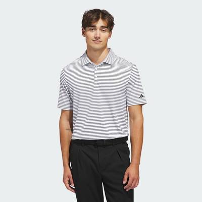 adidas Đánh gôn ÁO POLO SỌC HAI MÀU CHUYÊN DỤNG Nam trắng KF0393
