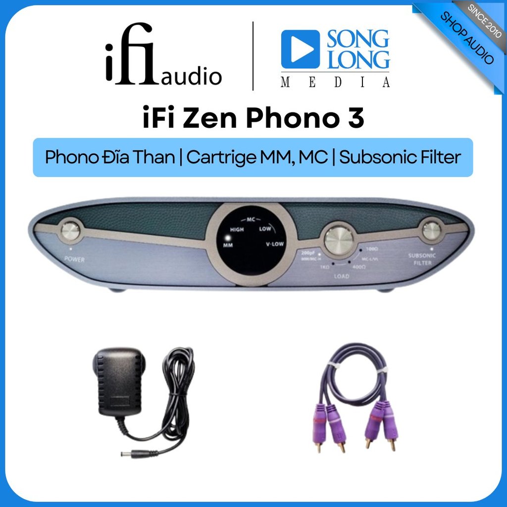 Thiết bị giải mã âm thanh đĩa than iFi Zen Phono 3 -  Hàng Chính Hãng - Songlongmedia