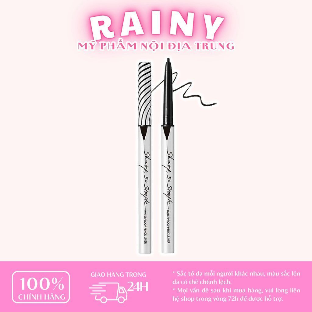 [CLIO] Chì kẻ mắt Clio Sharp So Simple Waterproof Pencil Liner