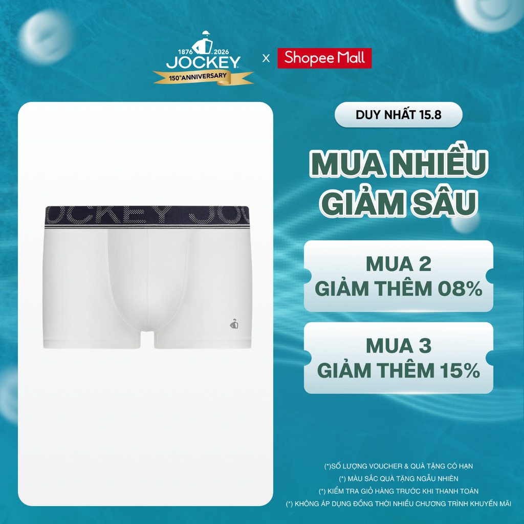 [NEW ARRIVAL] Quần Lót Nam Jockey In Logo Dáng Trunk - J0044
