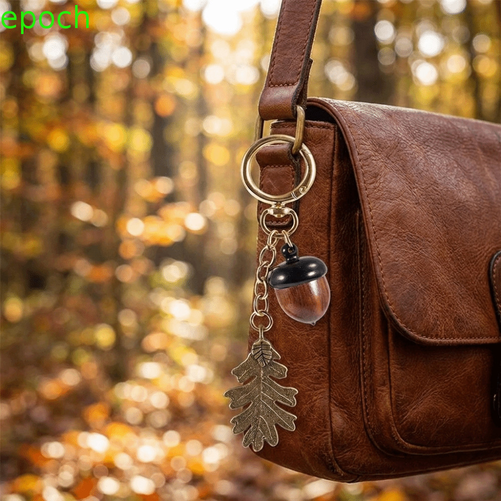 EPOCH Acorn Móc Khóa, Mặt Dây Chuyền Túi Acorn Nhỏ Cổ, Mặt Dây Chuyền Túi Acorn Dễ Thương Có Thể Thá