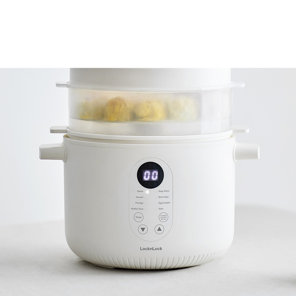 Nồi nấu chậm đa năng Locknlock EJP164IVY - Multi function slow cooker 220V,50Hz,350W - Dung tích 2.5