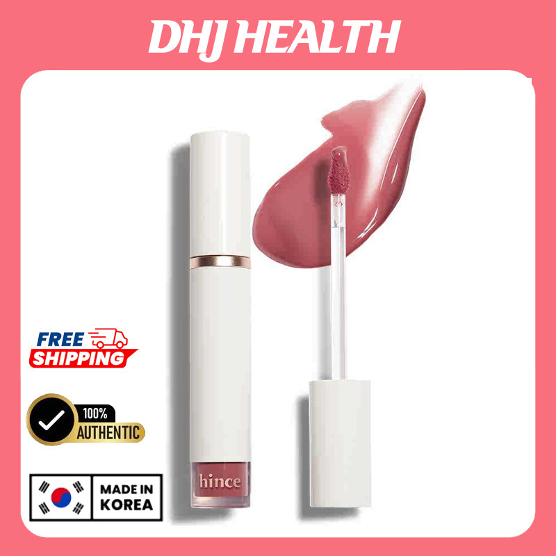 Hince Mood Enhancer Water Liquid Glow Lip Stain, Son bóng lâu trôi chống thấm nước không dính, bóng 