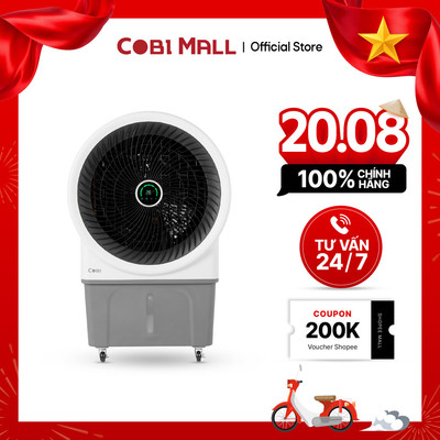 Máy làm mát không khí BULK FLOW COBI - Kỹ thuật số - Công suất lớn 250W, làm mát mạnh mẽ
