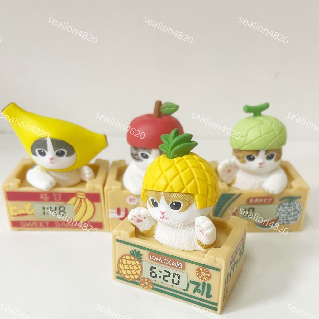 Mao Fu Sandi Cat Fruit Cat Dứa Cantaloupe Banana Cat Cat Desktop Đồ trang trí nhỏ