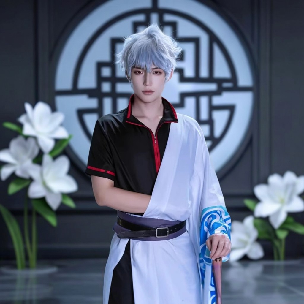 Gintama Sakata Gintama cosplay Gintama Một Bạc Hai Chiều Anime Trang Phục Nhập Vai Trò Chơi Trang Ph