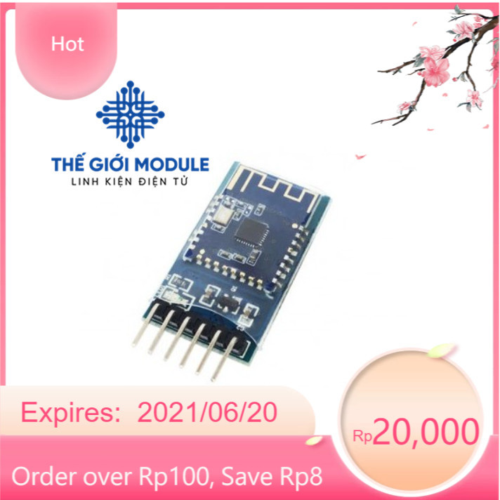 345 [Có sẵn] JDY-23 Mạch thu phát Bluetooth 5.0 - thegioimodule