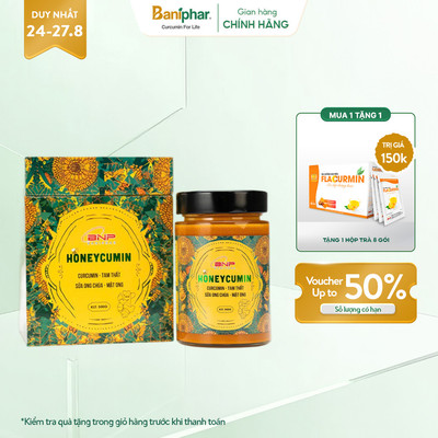 Thực Phẩm HoneyCumin Baniphar tăng sức đề kháng và miễn dịch 500g/hộp