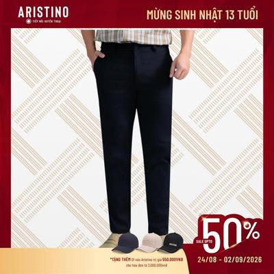 Quần Kaki Nam Aristino form Slim Fit, ôm nhẹ vừa vặn mà vẫn thoải mái vận động -  AKK0050S0