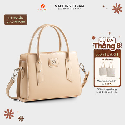 Túi Yuumy (Thời trang nữ thiết kế sang trọng size 21 - Túi xách da Smooth YTX79) Bagsmart