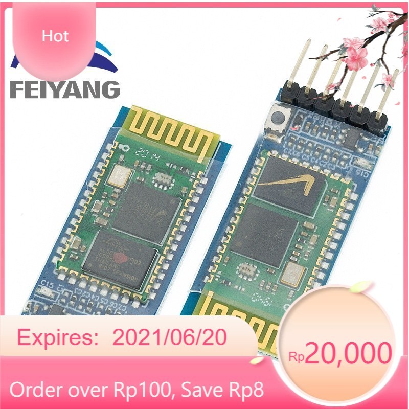 183 Mô Đun Truyền Dữ Liệu Không Dây Hc05 HC06 TX RX HC-06 HC-05 Cho Arduino