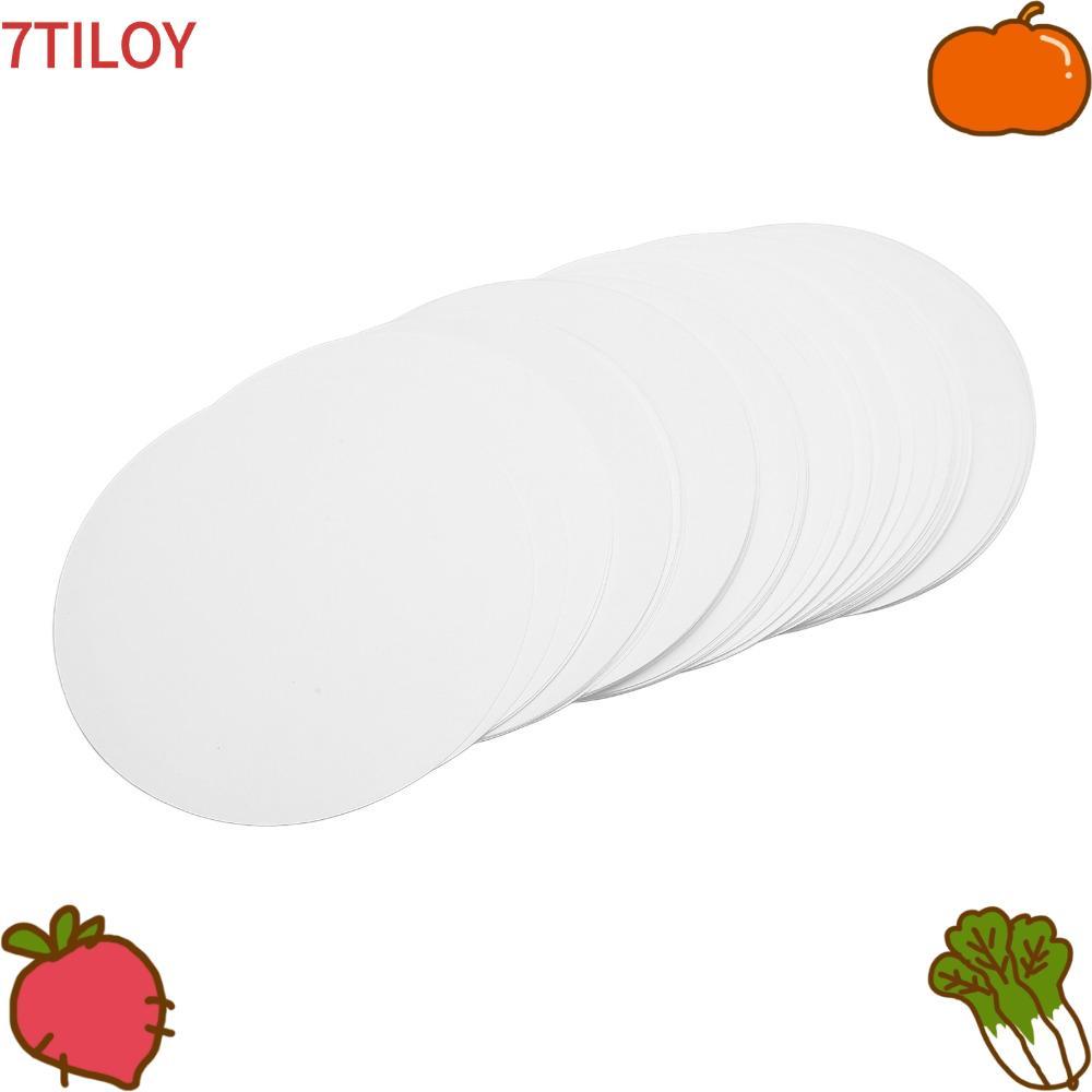 7TILOYSHOP 100 chiếc Giấy làm huy hiệu DIY, Huy hiệu nút Giấy trống Máy in ảnh tròn Huy hiệu nút giấ