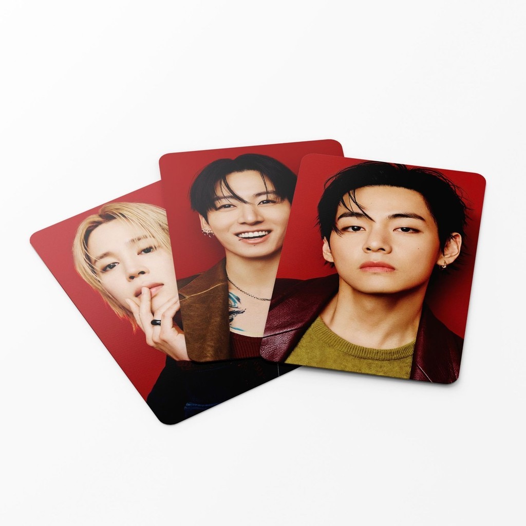 55 BT Group BT Magazine Thẻ Laser ARIRANG Star KPOP Hàng hóa Thẻ LOMO