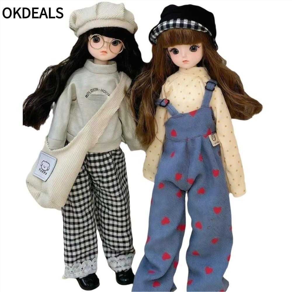 OKDEALS BJD Quần Áo Búp Bê, Phụ Kiện BJD Handmade DIY, Nhiều Kiểu Thay Thế 1 / 6 BJD 30Cm Búp Bê 30C