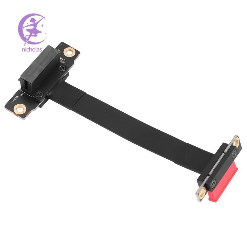 Cáp nâng PCIE X1 Dual 90 độ Góc phải PCIe 3.0 X1 sang X1 Cáp nối dài 8Gbps PCI Express 1X Riser Card
