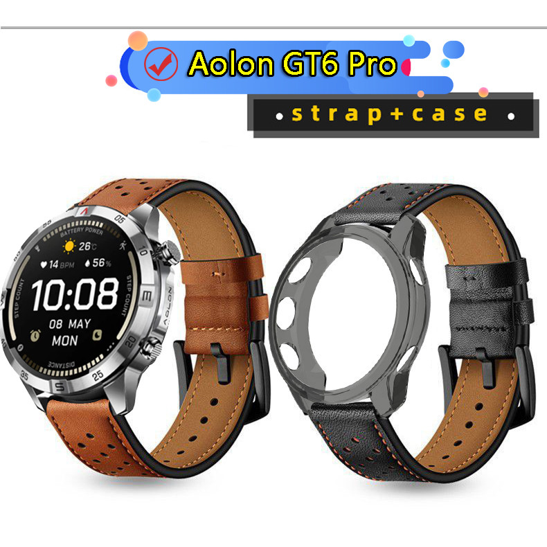 Ốp lưng Aolon GT6 Pro Bảo vệ màn hình Aolon GT6 Pro dây đeo da Dây đeo thể thao