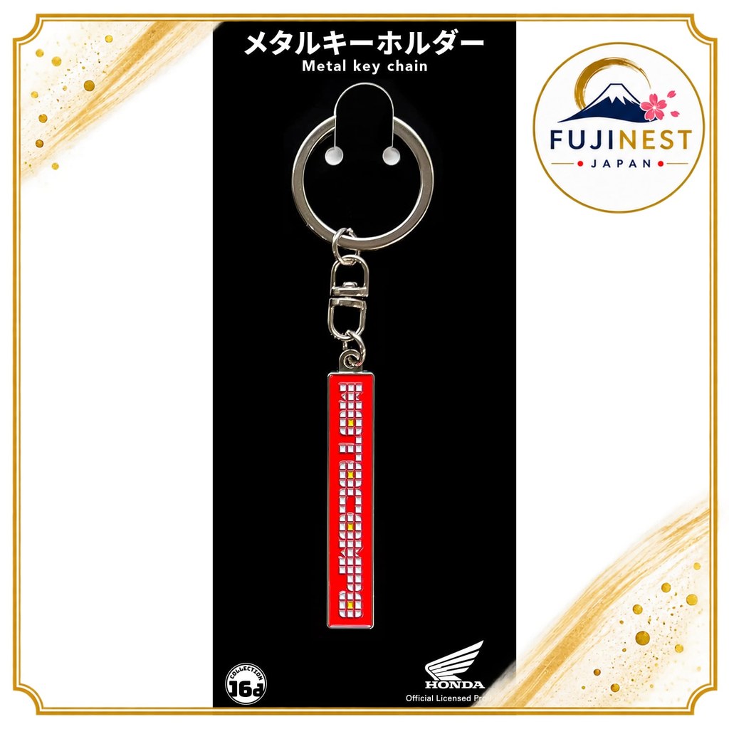 16directions Honda MOTOCOMPO Decal Logo Khóa Chìa Kim Loại 【Direct from Japan】