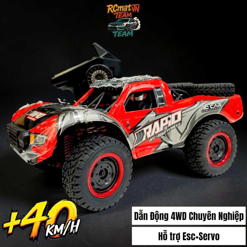 Xe RC Điều Khiển Từ Xa JJRC 1:14 4WD Short Course Truck – Mô Phỏng Xe Sa Mạc Like New