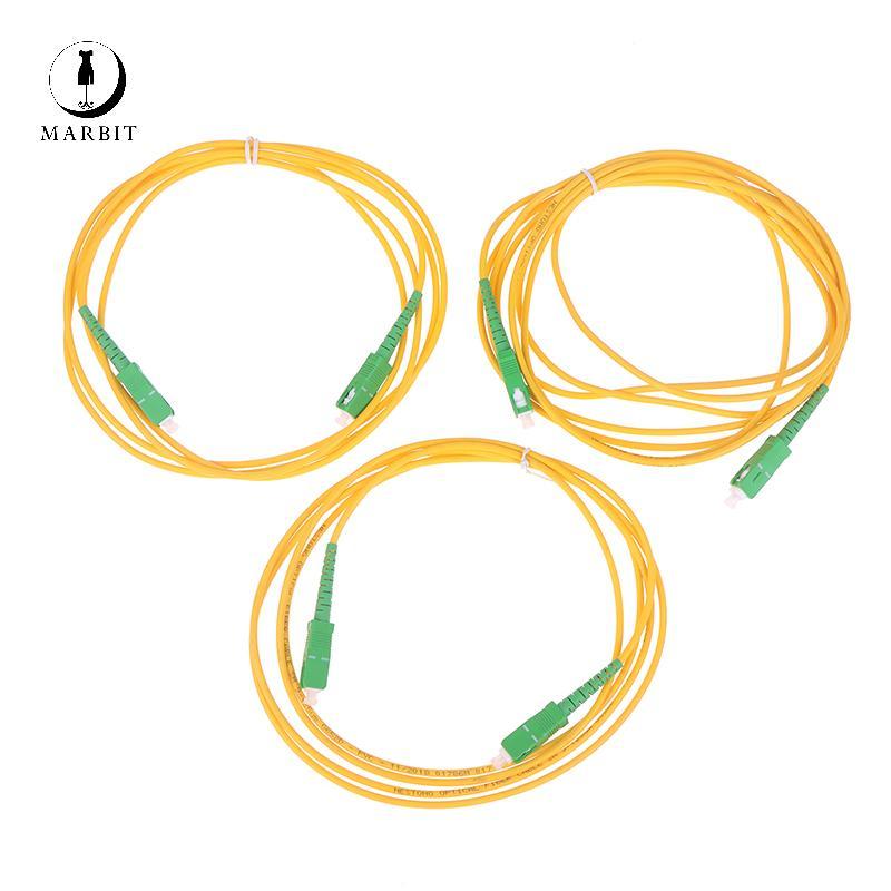 Dây vá quang Marbit / APC- / APC Chế độ đơn 9 / 125 G652D LSZH 1m2m3m Cáp nhảy sợi quang FHS