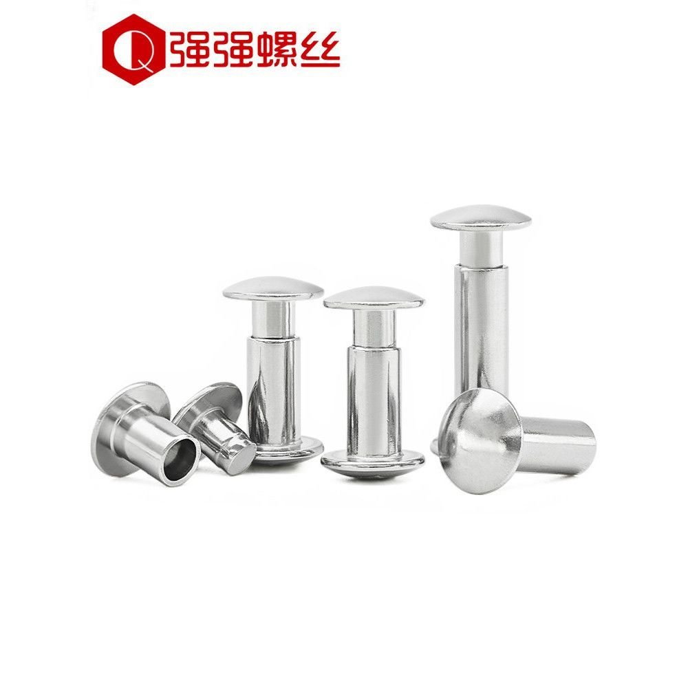 Đinh tán inox 304 hai mặt đinh tán đối xứng đinh tán mẹ con đinh tán rỗng nửa đóng chặt bền đẹp giao