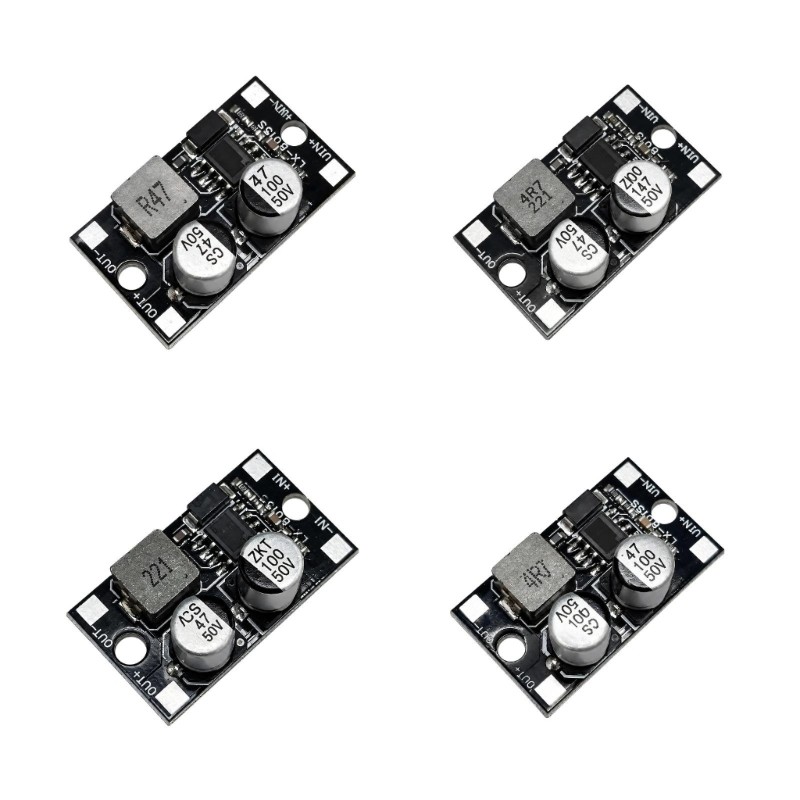 Mô-đun chuyển đổi giảm tốc điện áp HL DC5-80V sang DC1-62V 2 gói với đầu vào rộng 5-80V 0 1uA Cắt và