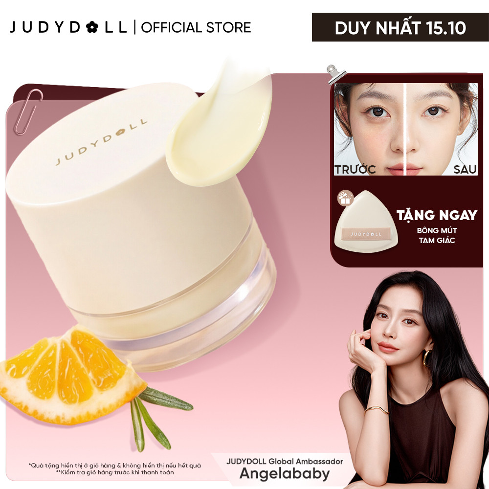 Kem Lót Trang Điểm JUDYDOLL Makeup Base Dưỡng Ẩm Hương Quýt Biển Chống Mốc Nền…