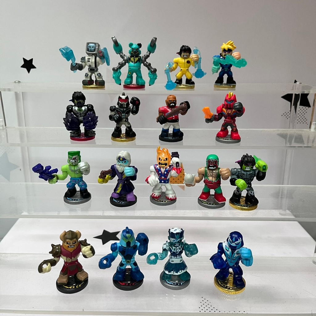 Số lượng lớn chính hãng Akedo Arcade Warrior Ultimate Arena Biến hình Anh hùng Búp bê Huy chương Trậ