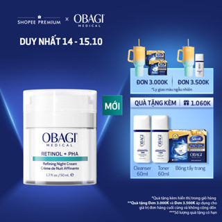 [Deal Độc Quyền Mở Bán Sớm] Kem dưỡng tái tạo & trẻ hóa da ban đêm Obagi Medical Retinol + PHA (50ml)