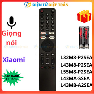  Remote điều khiển tivi Xiaomi Mã 01 giọng nói điều khiển TV Xiaomi Smart - Tặngpin -  TT.Store_vn 