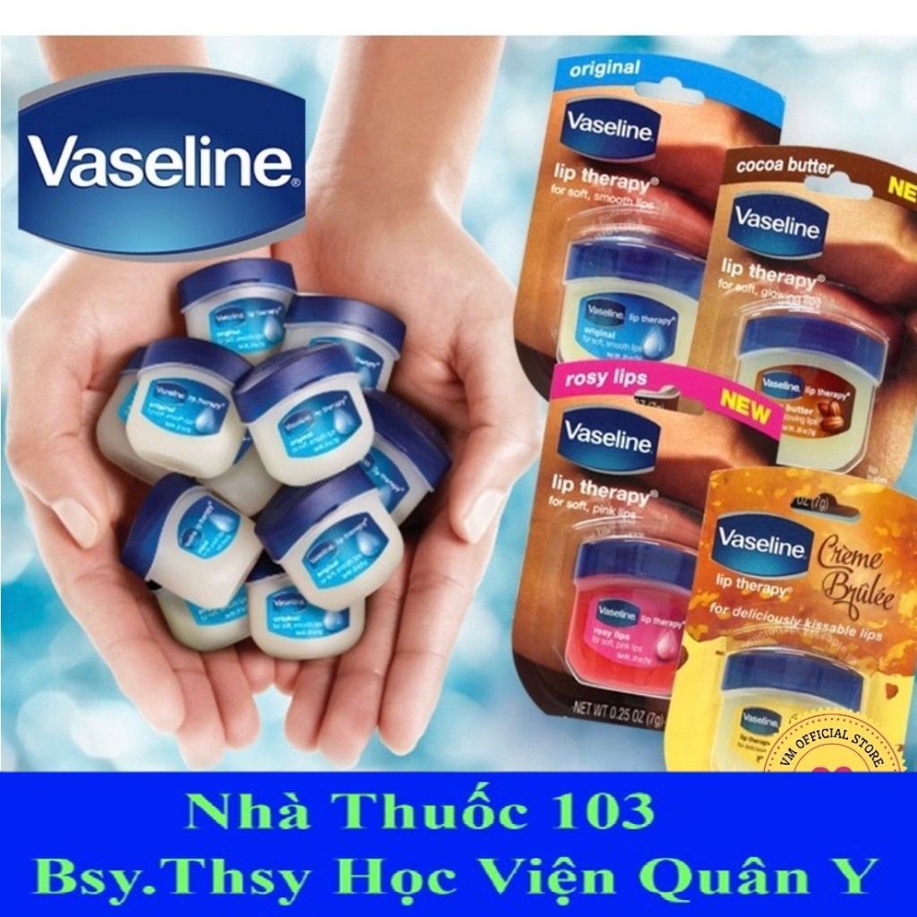 Vaseline dưỡng môi Vaseline kem nẻ Vaseline kem đa năng mùa đông
