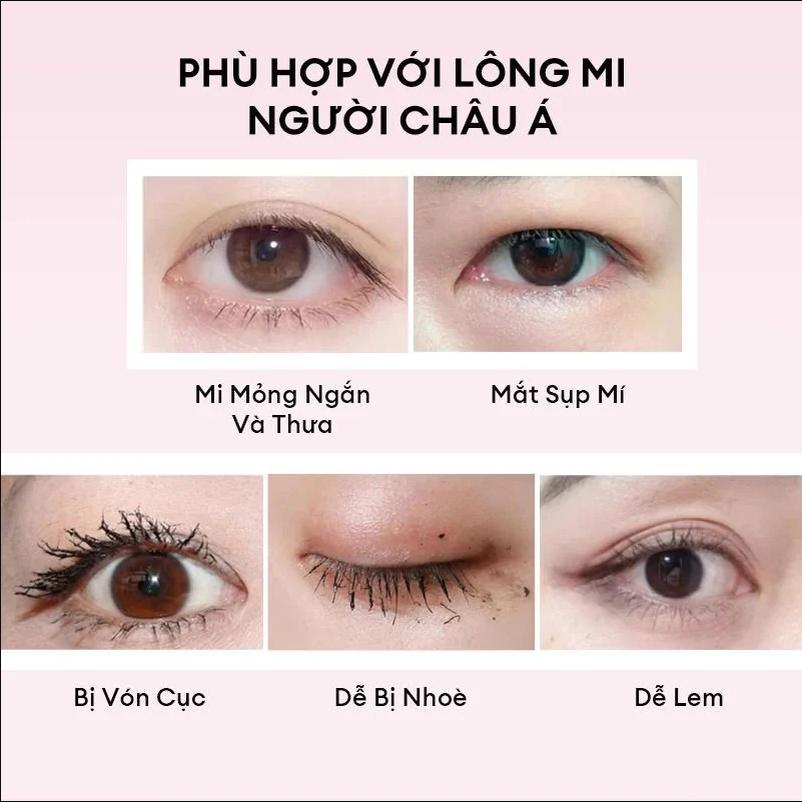 Ảnh 4 của Mascara Colorkey Chuốt Mi Dài Cong Tự Nhiên, Không Bị Lem, Chống Thấm Nước 4.5g