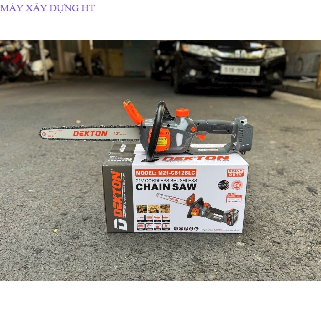 Máy Cưa Xích Dekton M21-CS12BLC - Chân Pin Phổ Thông - Motor Brushless MÁY XÂY DỰNG HT