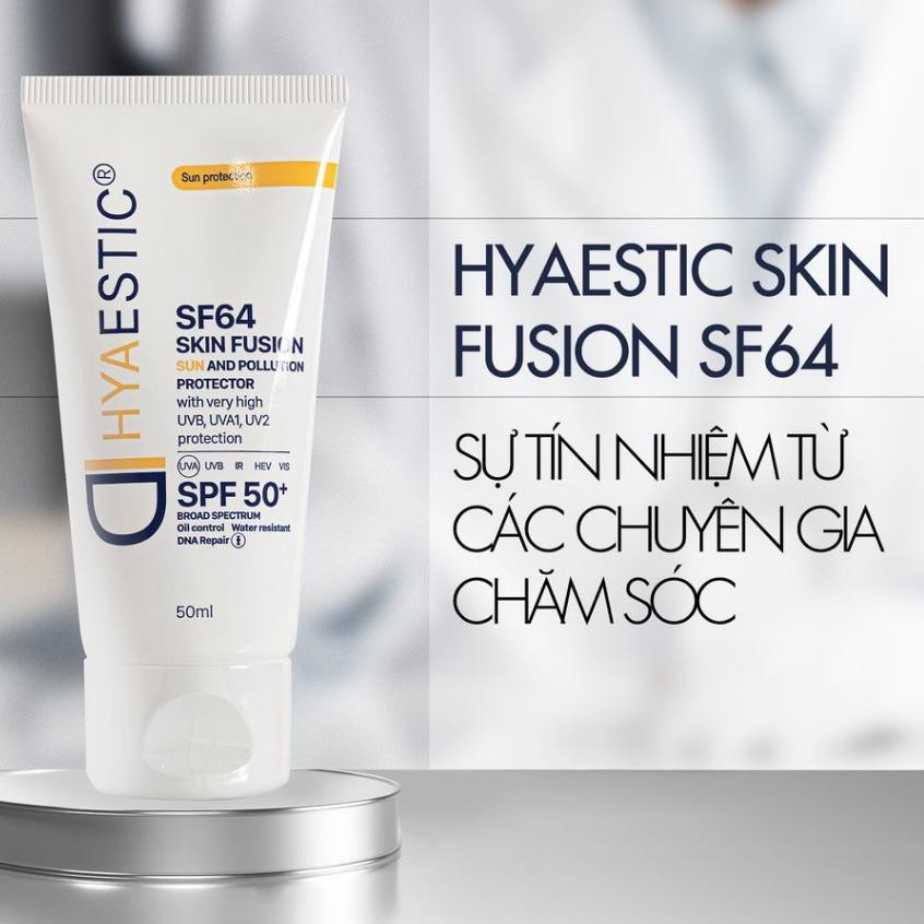 TN Kem chống nắng  Hyaestic Skin Fusion SF64 Sun And Pollution Protector SPF50 Cây Rơm Cosmetics