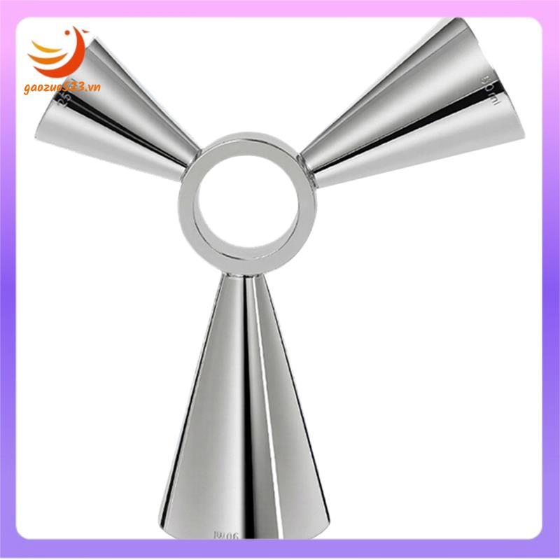 [gaozuo523.vn] Cốc trộn lỏng Jigger Cup Cocktail Shot Drink Spirit Jigger Measure Cup