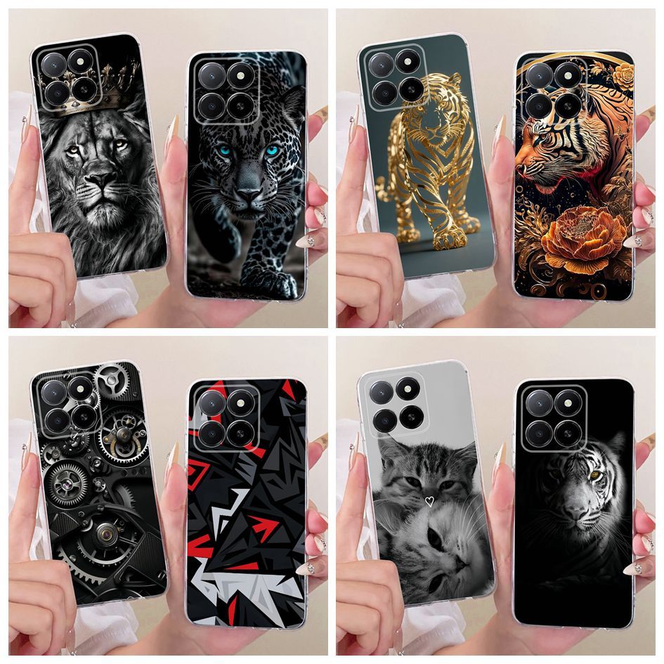 Dành Cho Honor X5b Ốp Lưng GFY-LX2 Vỏ Bảo Vệ TPU Silicon Mềm Trong Suốt Cho Honor X5b Plus GFY-LX2P 