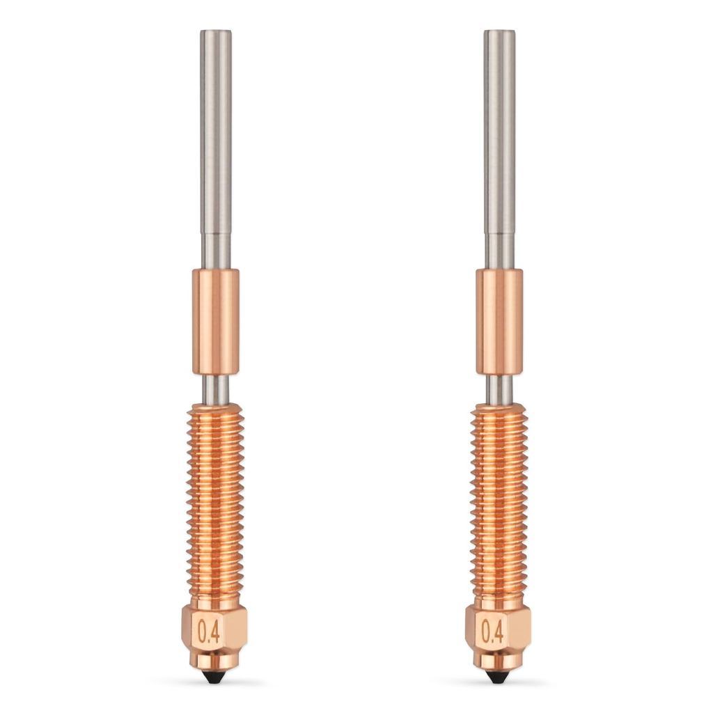 Vòi phun K1C 0,4mm 2 CÁI Phù hợp cho máy in 3D Creality K1C / K1 Max, Vòi phun máy in 3D lắc nhanh c