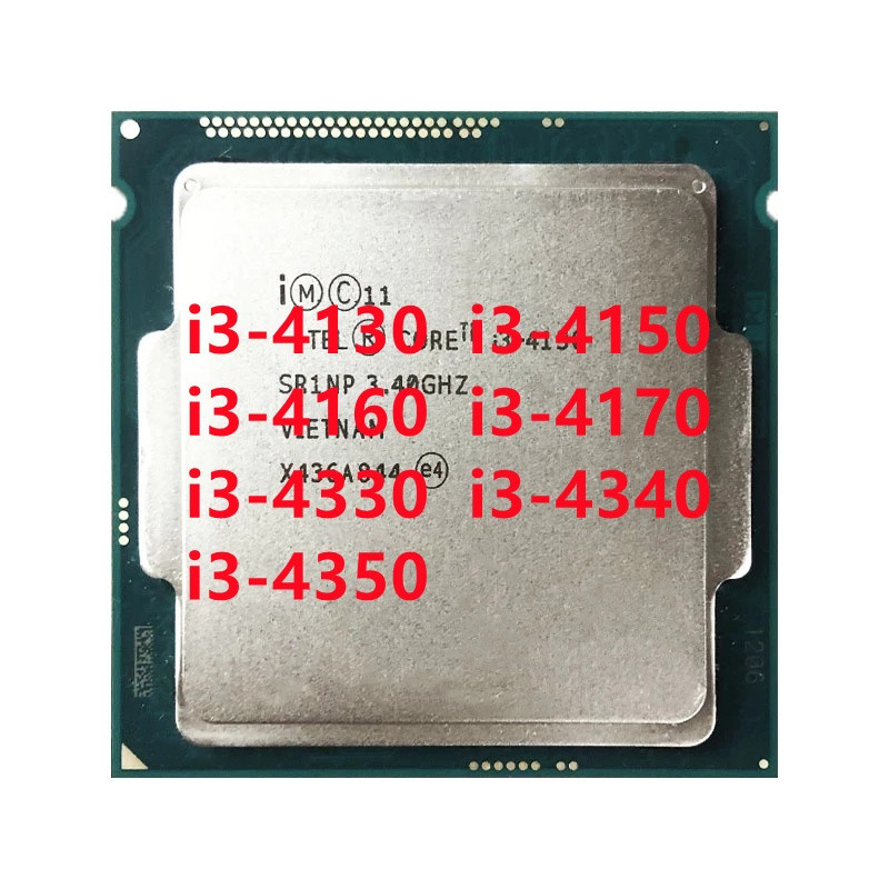 I3-4130 i3-4150 i3-4160 i3-4170 i3-4330 i3-4340 i3-4350 Bộ xử lý CPU lõi kép LGA 1150