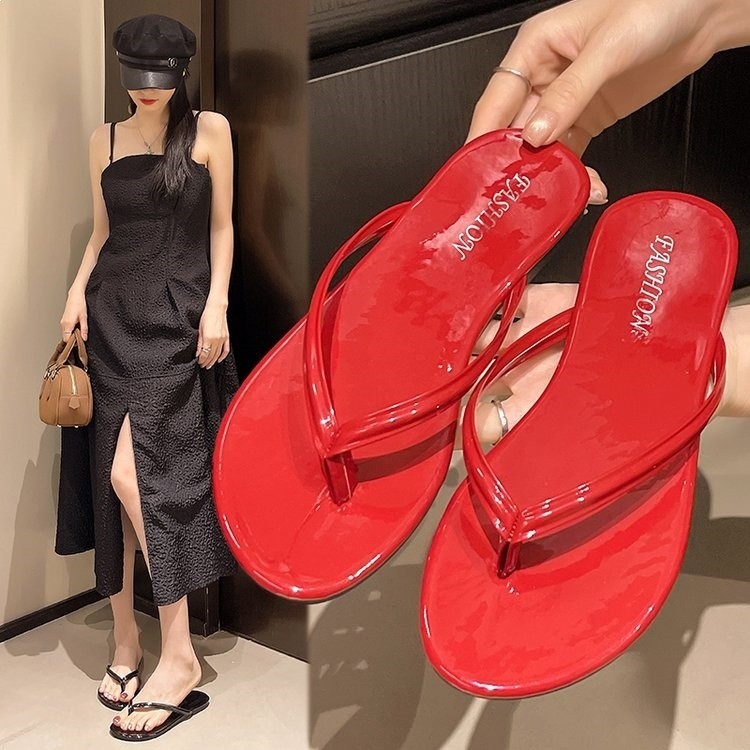 Size Lớn Flip-Flops Flip-Flops Nữ 2026 Đi Biển Flat Dép Nữ Flip-Flops Flip